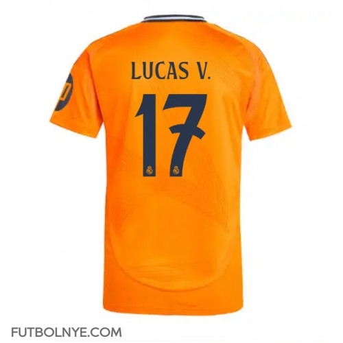 Camiseta Real Madrid Lucas Vazquez #17 Visitante Equipación 2024-25 manga corta